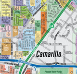 Camarillo Map - PDF, editable, royalty free