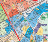 Culver City, Palms, Mar Vista, Del Rey Map - PDF, editable, royalty free