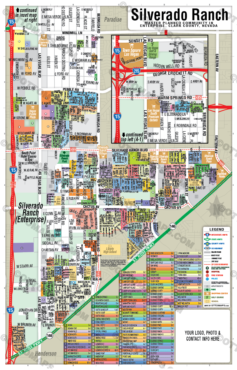 Silverado Ranch - Enterprise Map, Clark County, NV - FILES - PDF