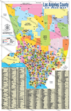 Los Angeles Zip Code Map - FULL (Zip Codes Colored) - FILE: PDF, AI, LAYERED, EDITABLE