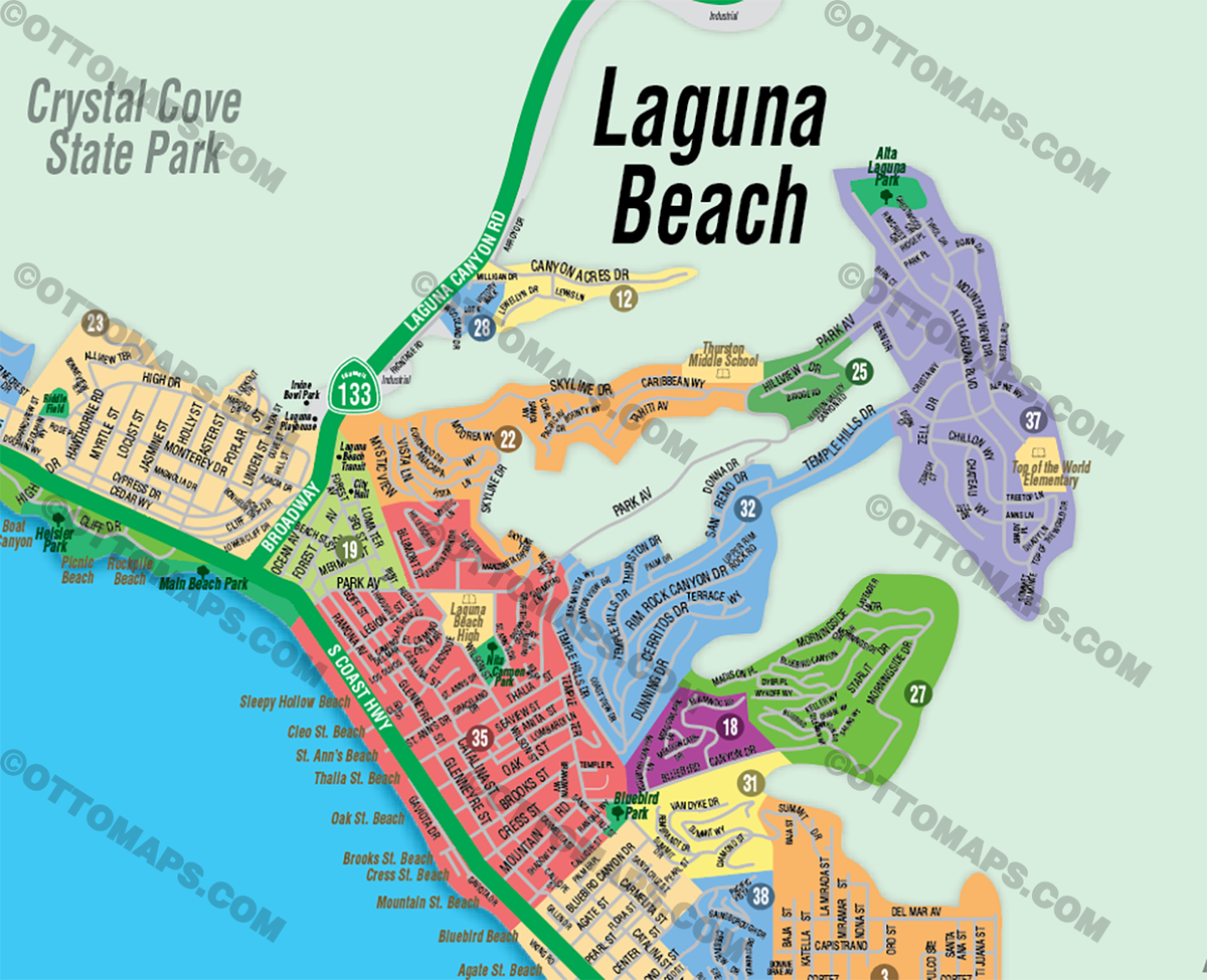 Explore the Hidden Gems: Complete Map of Laguna Beach