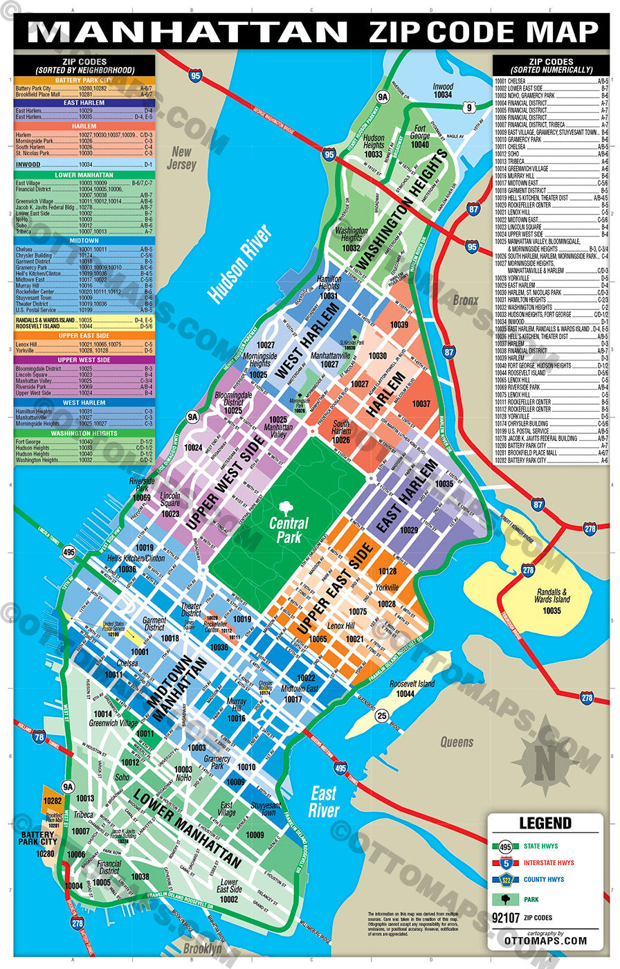 Manhattan Zip Code Map - Neighborhoods colorized - FILES - PDF and AI – Otto Maps manhattan-zip-code-map-neighborhoods-colorized-files-pdf-and-ai-otto-maps