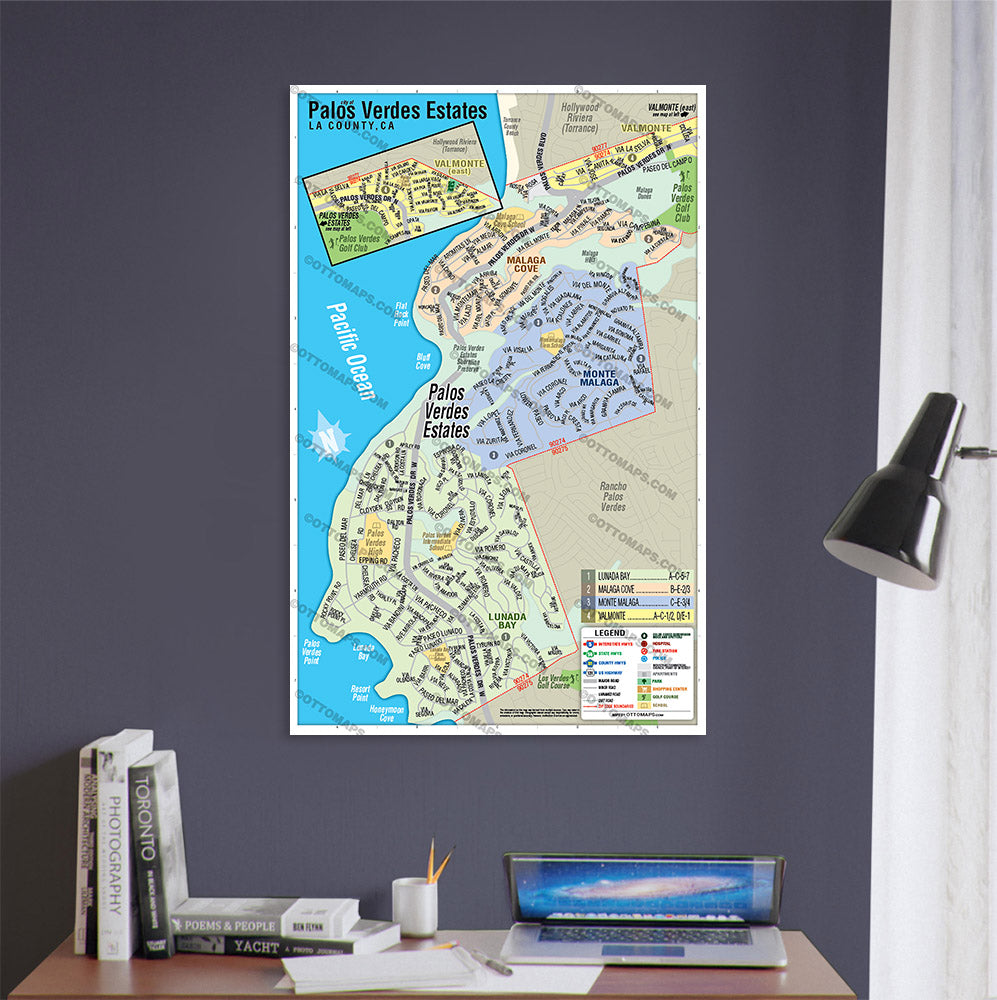 Palos Verdes Estates, Los Angeles County, CA - POSTER PRINTS