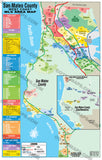 San Mateo County Map - WEST with MLS Areas - PDF, editable, royalty free