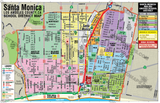 Santa Monica School District Map - PDF, editable, royalty free