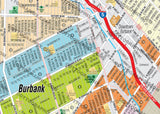 Burbank Map - PDF, editable, royalty free