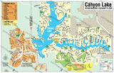 Canyon Lake Map with Tuscany Hills - PDF, editable, royalty free