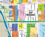 East Hollywood Map - PDF, layered, editable