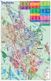 Escondido Map - pdf, editable, royalty free