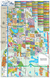 Fort Collins Map, Colorado - PDF, layered, editable, royalty free