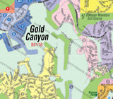 Gold Canyon Map - PDF, editable, royalty free