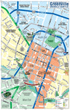 Greenville Downtown Map - PDF, editable, royalty free