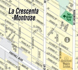 La Crescenta-Montrose Map, Los Angeles County, CA