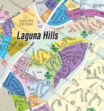 Laguna Hills Map, Orange County, CA