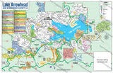 Lake Arrowhead Map - PDF, editable, royalty free