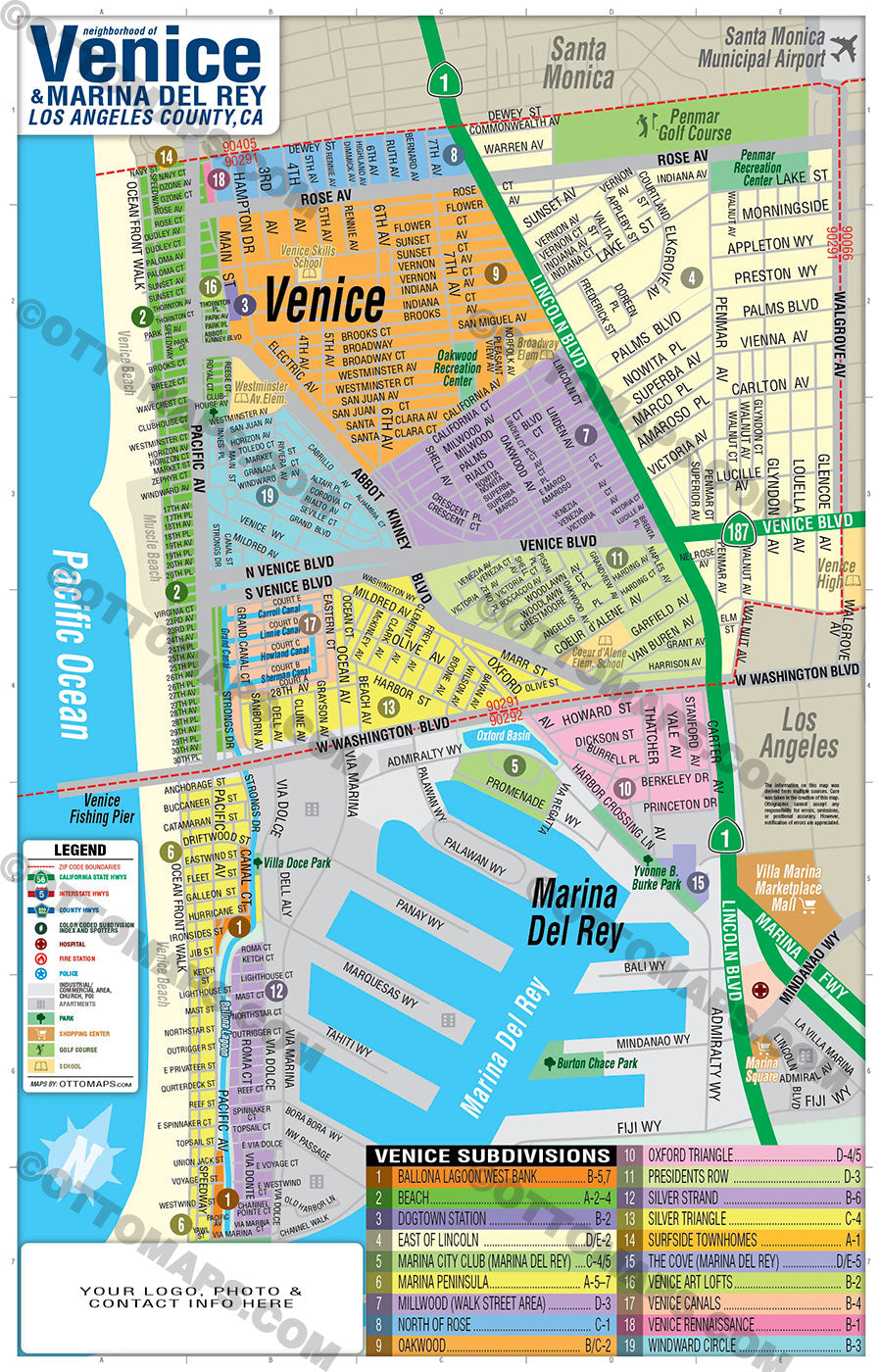 Explore the Map of Venice Beach, CA: A Comprehensive Travel Guide