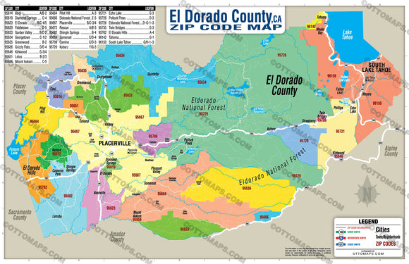 El Dorado County Maps