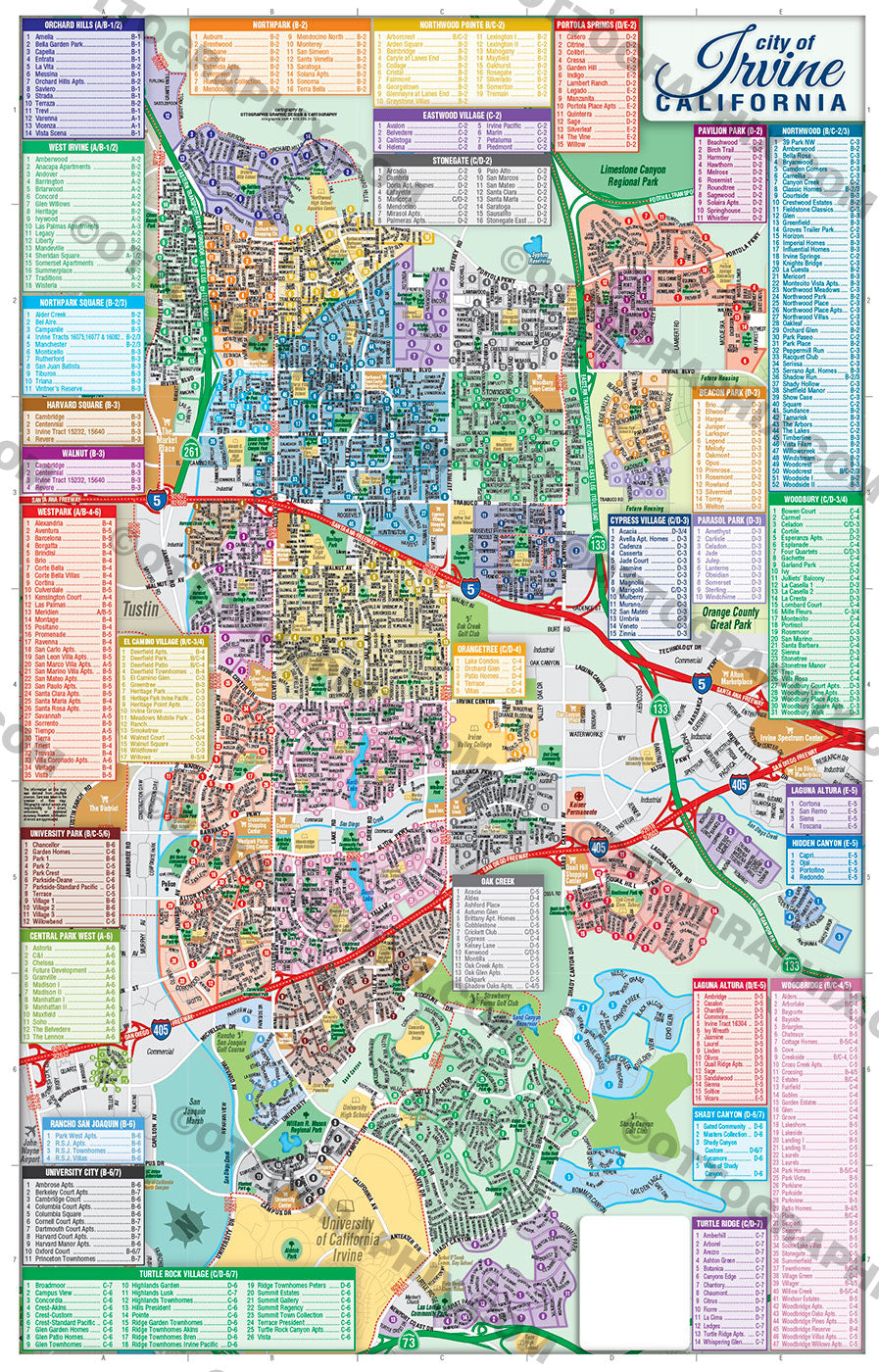 Orange County Maps