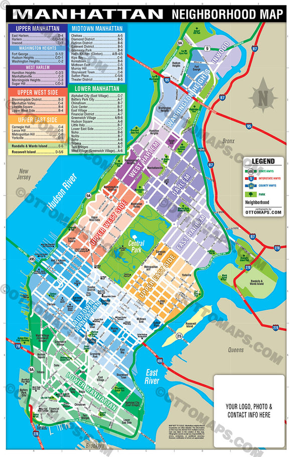 New York Maps - PDF, editable, royalty free