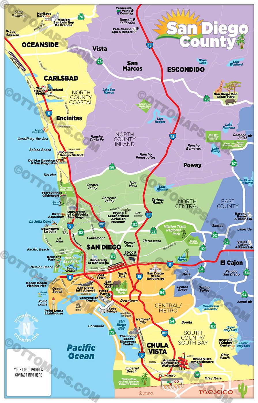 San Diego County Maps