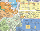 Arlington Park, Baldwin Hills, Chesterfield Square, Crenshaw, Jefferson Park, Ladera Heights, Leimert Park, Park Mesa Heights and View Park-Windsor Hills Map, Los Angeles County, CA - FILES - PDF and AI Files, editable, vector, royalty free - zoom