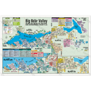 Big Bear Valley Map, San Bernardino County, CA - POSTER PRINTS