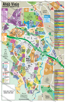 Aliso Viejo Map, Orange County, CA - FILES - PDF and AI, editable, layered, vector, royalty free