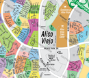 Aliso Viejo Map - PDF, editable, royalty free