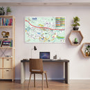 Alpine Map, San Diego County, CA - POSTER PRINTS