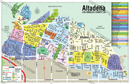 Altadena Map, LA County, CA - FILES - PDF and AI Files, editable, vector, royalty free