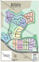 Altair Map, Irvine, CA - FILES - PDF and AI Files, editable, vector, royalty free