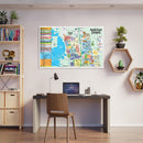 American Canyon Map, Napa County, CA - POSTER PRINTS
