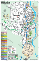 Atascadero Map, San Luis Obispo County, CA - POSTER PRINTS