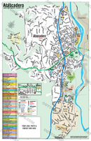 Atascadero Map, San Luis Obispo County, CA - FILES - PDF and Adobe Illustrator includes Santa Margarita Map - with box