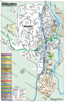 Atascadero Map, San Luis Obispo County - PDF, editable, royalty free