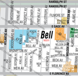 Bell Map - PDF, editable, royalty free
