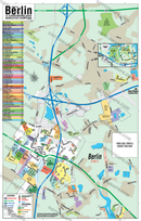 Berlin Map, Worcester County, MD - FILES - PDF and AI Files, editable, vector, royalty free with box