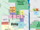 Bishop Map, Inyo County, CA - FILES - PDF and Adobe Illustrator Files - zoom