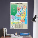 Broward County Map - POSTER PRINTS