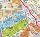 Burbank Map, Los Angeles County, CA - FILES - PDF and AI, editable, vector, royalty free - zoom