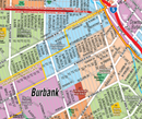 Burbank Unified School District Map, Los Angeles County, CA - FILES - PDF and AI, editable, vector, royalty free - zoom