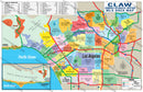 CLAW - Combined Los Angeles Westside MLS Area Map - POSTER PRINTS