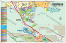 Calimesa Map, Riverside County, CA - FILES - PDF and AI, editable, vector, royalty free