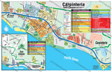 Carpinteria Map and Toro Canyon Map - PDF, editable, royalty free