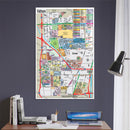 Carson Map, Los Angeles County, CA -  POSTER PRINTS