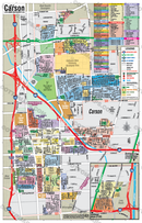 Carson Map, Los Angeles County, CA - FILES - PDF and Adobe Illustrator - no box