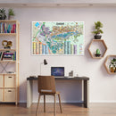 Concord Map, Contra Costa County, CA - POSTER PRINTS
