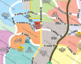 Conejo Valley School District Map - PDF, editable, royalty free