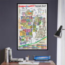 Coronado Ranch - Enterprise Map, Clark County, NV - POSTER PRINTS - with frame