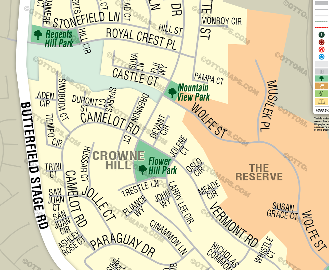 Crowne Hill Map, Temecula, CA - FILES - PDF and Adobe Illustrator - zoom